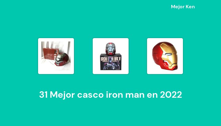 31 Mejor casco iron man en 2022 [Basado en 131 Reseñas]
