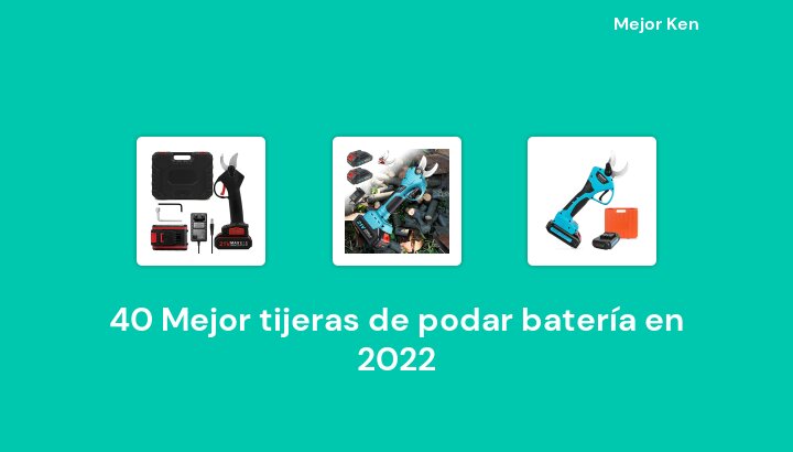 40 Mejor tijeras de podar batería en 2022 [Basado en 814 Reseñas]