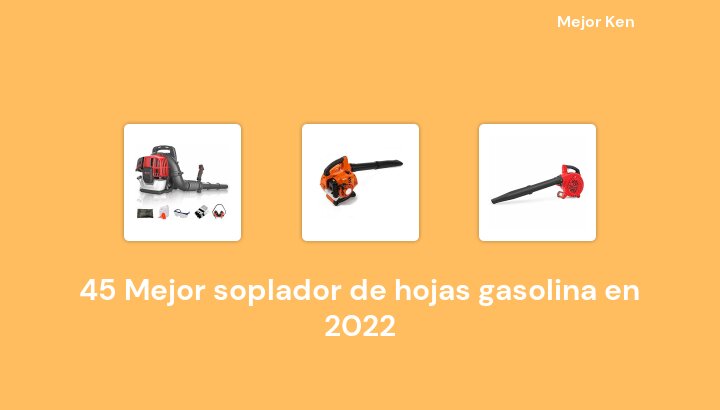 45 Mejor soplador de hojas gasolina en 2022 [Basado en 558 Reseñas]