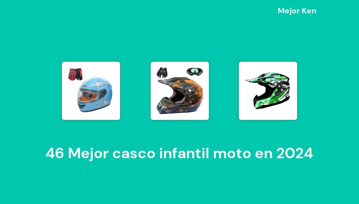 46 Mejor casco infantil moto en 2024 [Basado en 270 Reseñas]